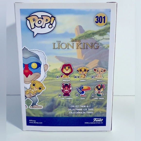 Disney Pop! Rafiki with Simba Exclusive Vinyl Figure - Picture 3 of 3